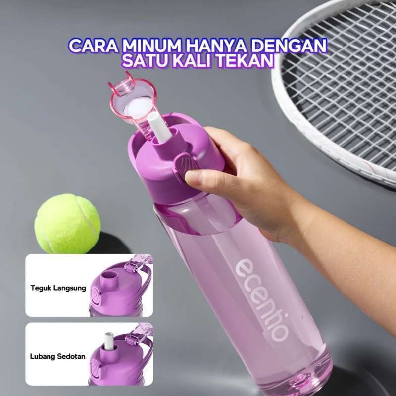 Outside Botol Promo Ecentio Botol Minum 1000ml Portable Botol Air Anak Sport 1 Liter ...