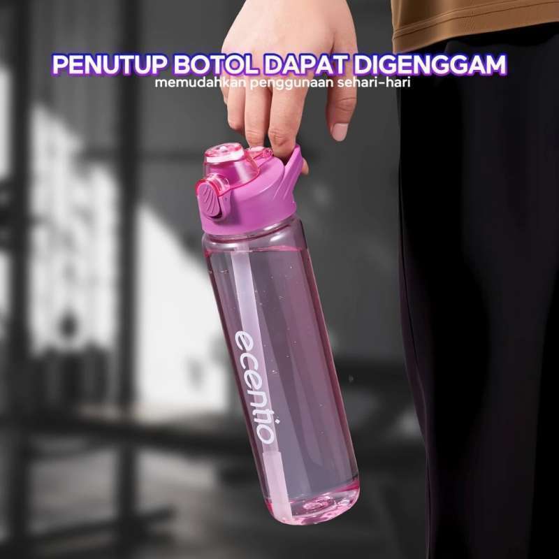 Outside Botol Promo Ecentio Botol Minum 1000ml Portable Botol Air Anak Sport 1 Liter ...