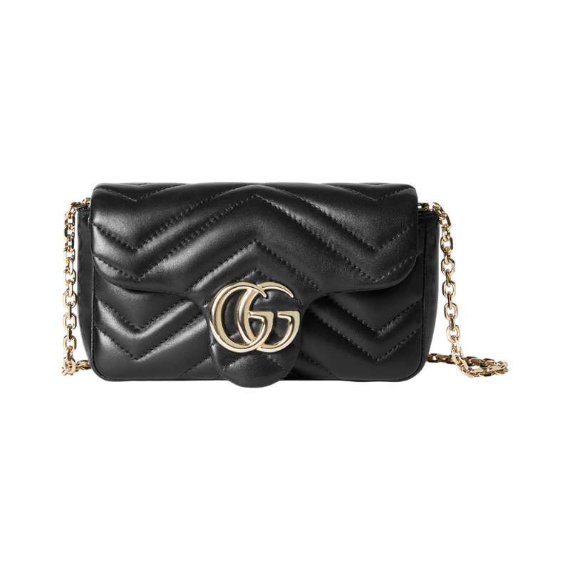 Gucci Marmont Leather Mini Chain Bag Gucci GG Marmont Mini Leather
