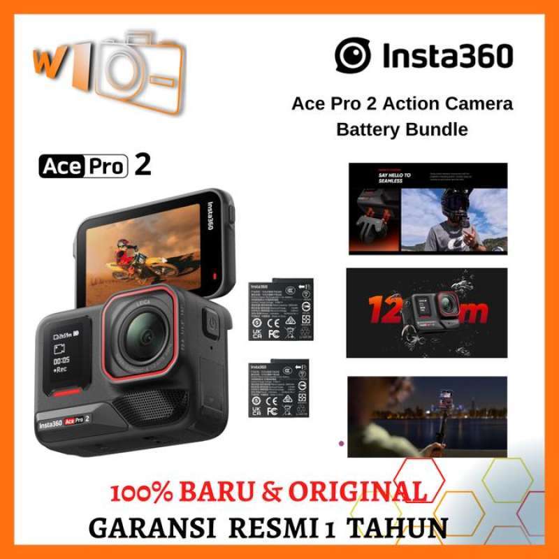 Insta360 Ace Pro 8K AI Powered Action Camera Leica Insta 360 Action Cam  Dual Battery Bundle