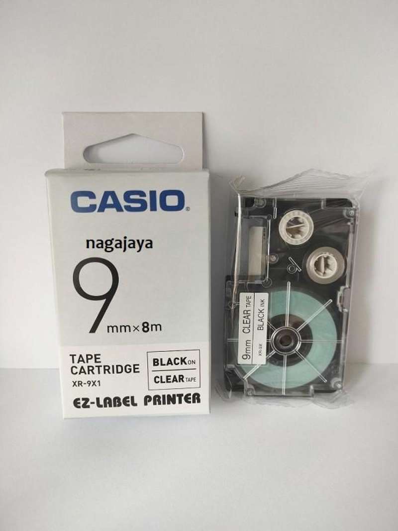 Promo Casio Ez Label Printer Tape Cartridge 9mm Tipe Xr 9x1 Warna