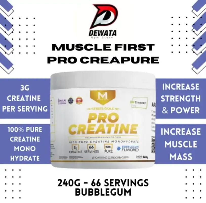 Ba Muscle First Jual Muscle First Creapure 240g 66 Serving Perservings Pure Creatine ...