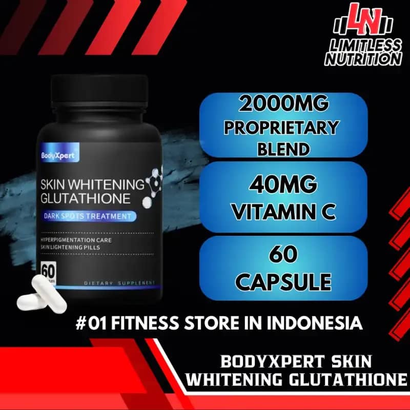 BodyXpert USA Skin Whitening Glutathione 2000mg With Vitamin C