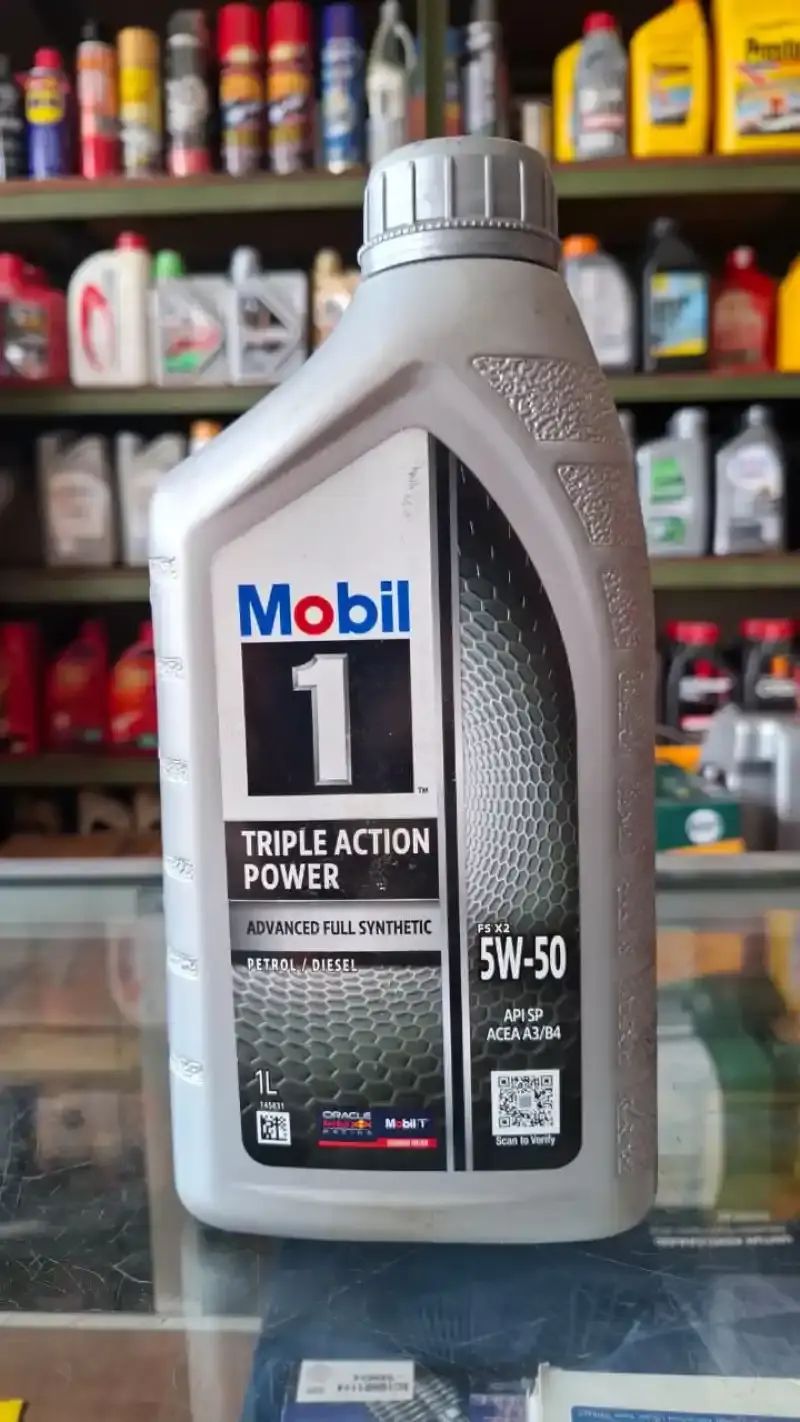 Jual Oli Mobil 1 5w-50 Triple Action Power Api Sp Acea A3/b4 Untuk
