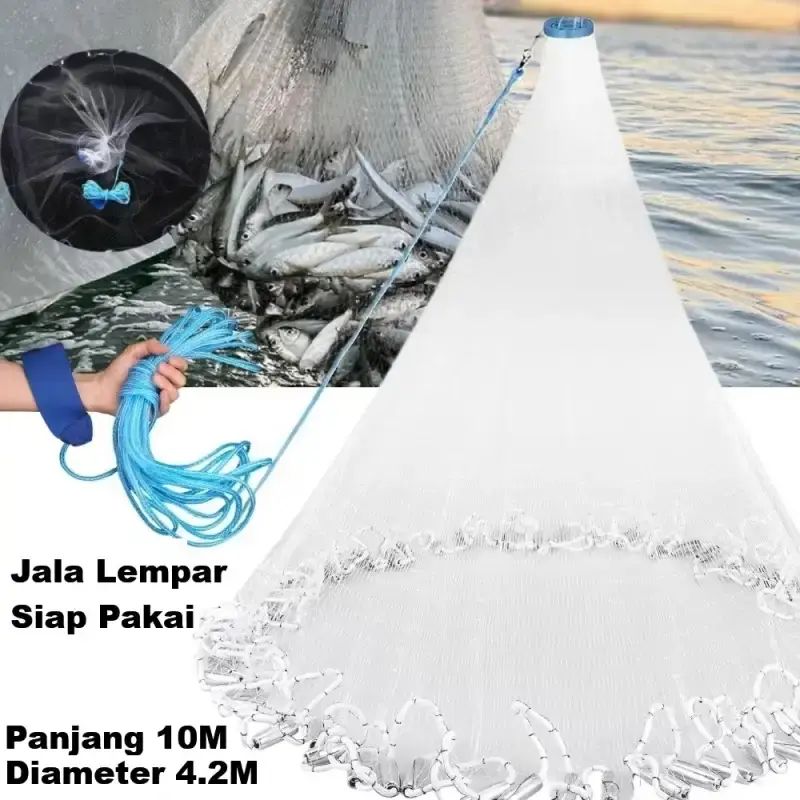 Jual Jala Ikan Lempar 5 M Terbaik April 2026 - Harga Murah & Gratis ...