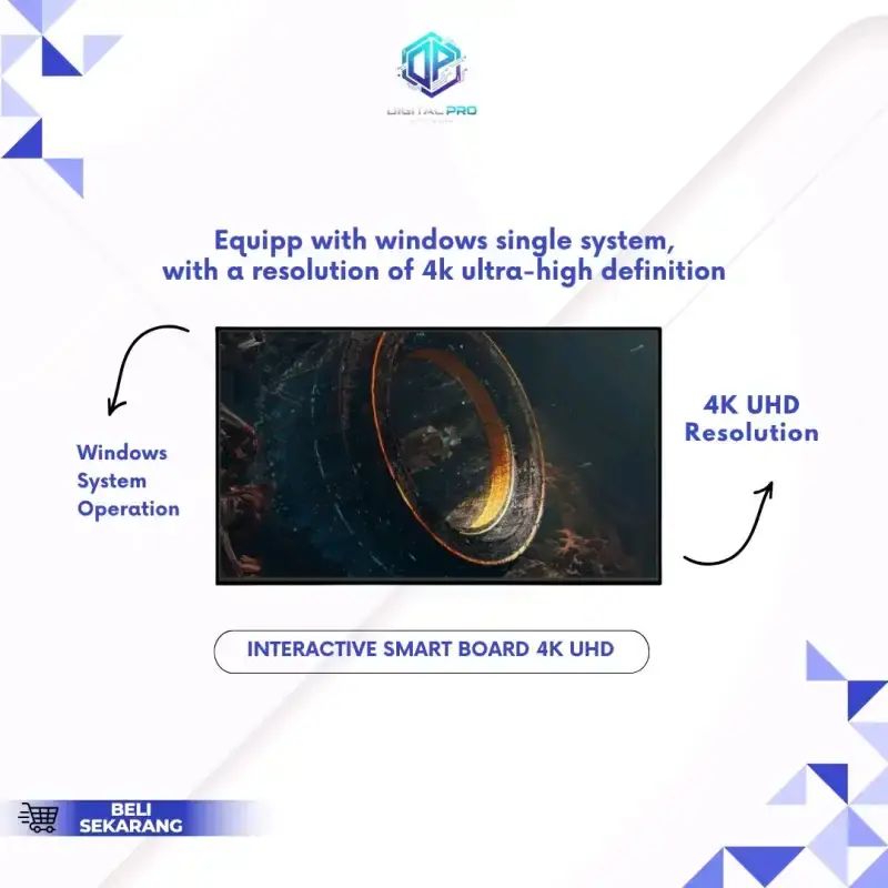 Jual 65 Zs-b650thy Interactive Flat Panel Smart Board 4k Uhd Touch ...