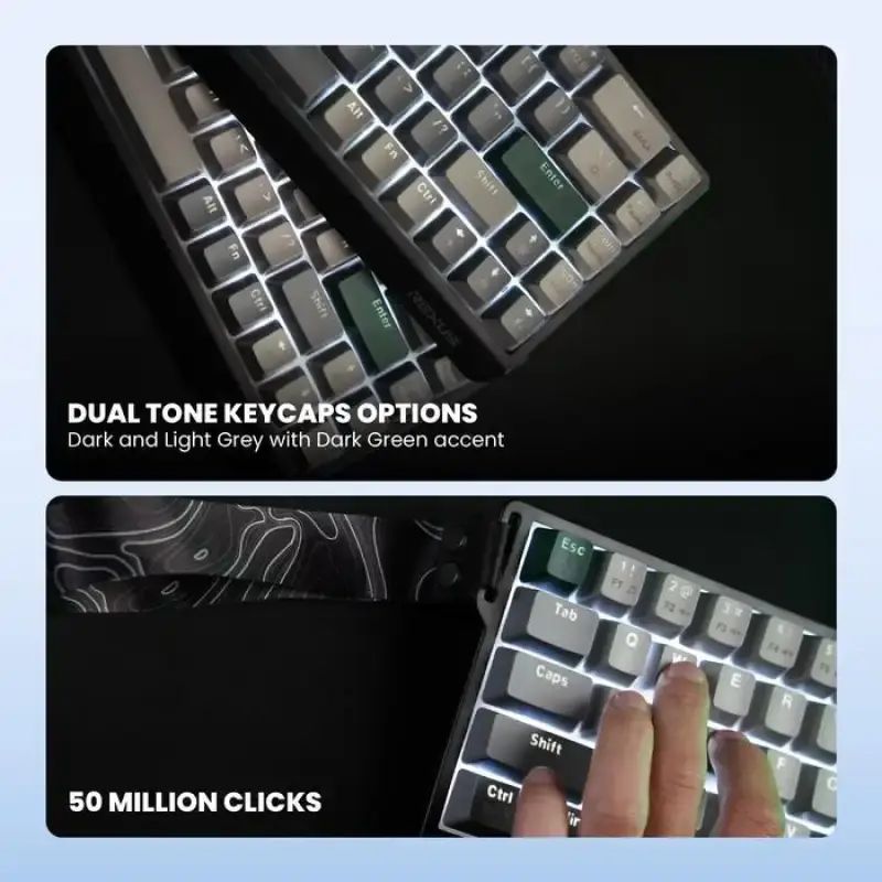 Jual Rexus Kx3 Kx-3 V2 Heroic Series Rgb Gaming Mechanical Keyboard ...