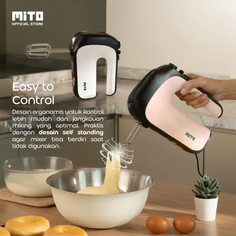 Mixer Roti Mito Promo Mito Mx10 Hand Mixer – 5 Speed Turbo, Motor Kuat Dan Stabil ...