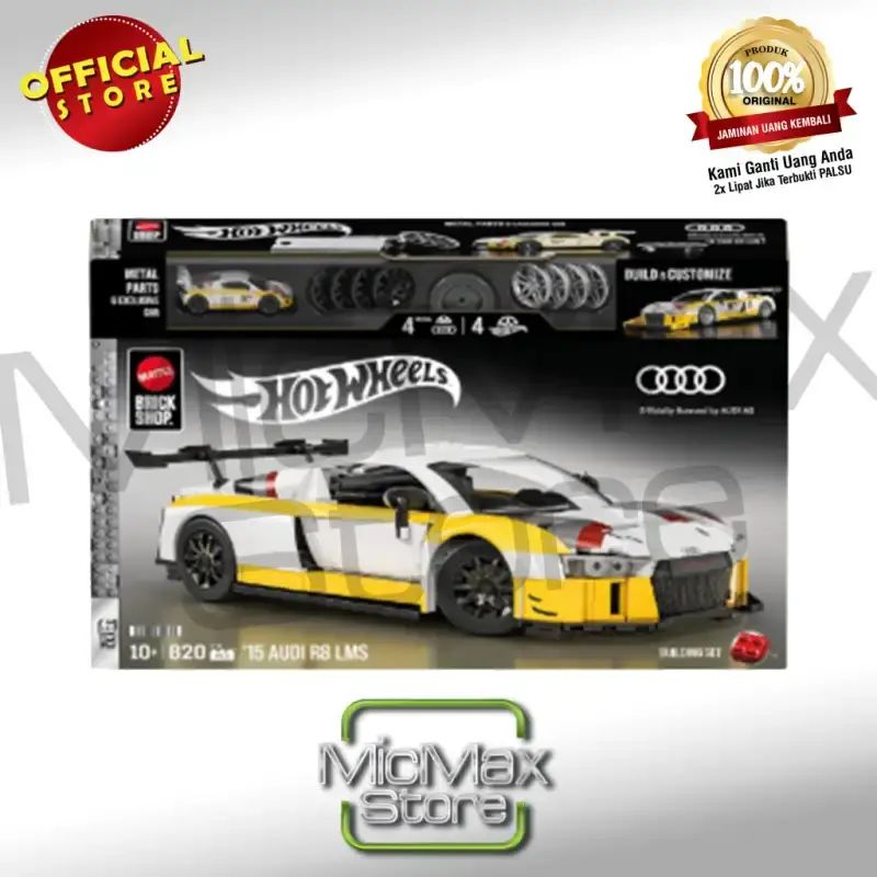 Jual Hot Wheels Hotwheels Brick Shop Series '15 Audi R8 Lms