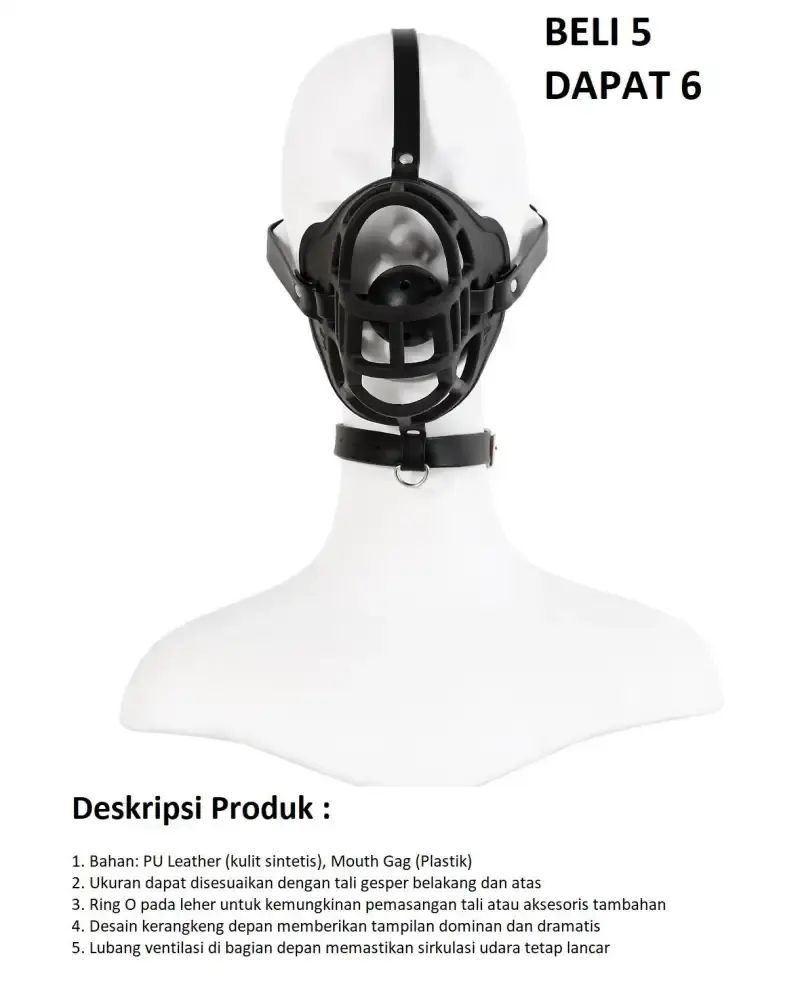 Mouth Gag Mask Gratis Ongkir 🔥 Harga Murah Mei 2026