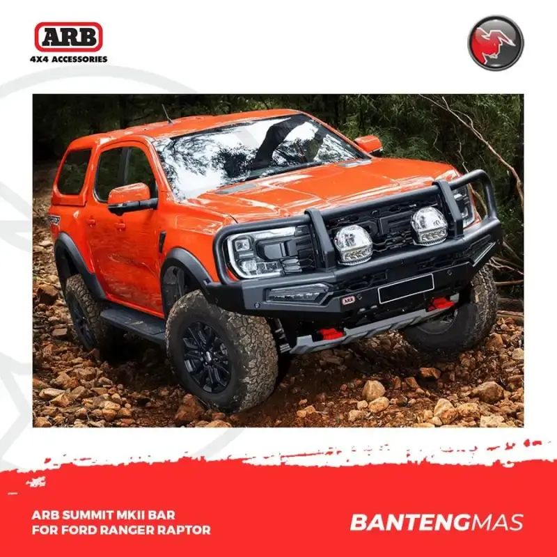 Arb Ranger Rear Bar Promo Arb Summit Mkii Bar For Ford Ranger Raptor - 3440660 Diskon 5% Di ...