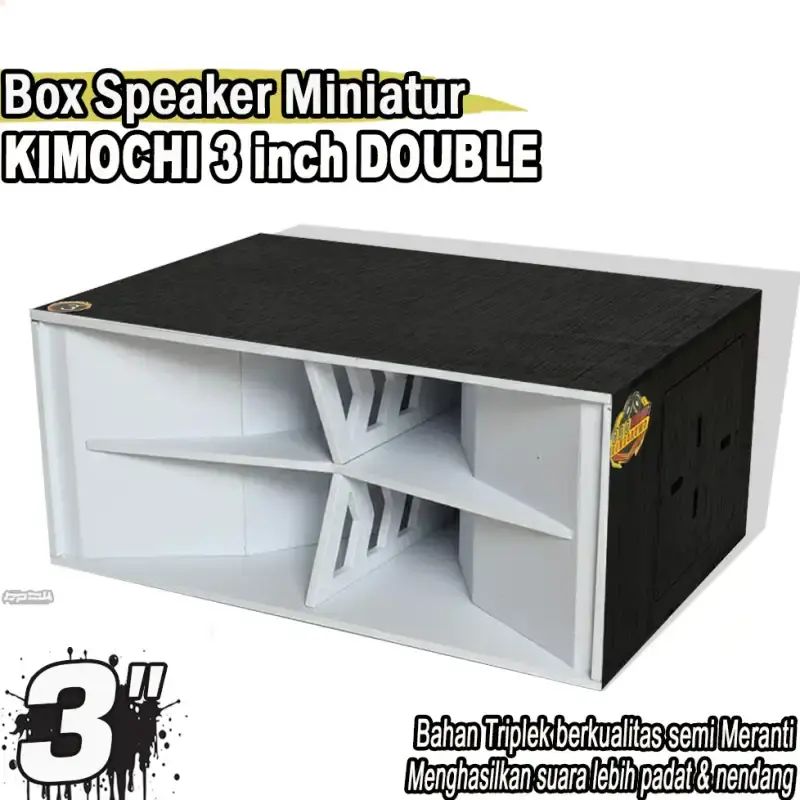 Box Cimoci 2 In Promo Box Speaker Miniatur Kimochi 3 Inch Double Putih Diskon 13% Di ...
