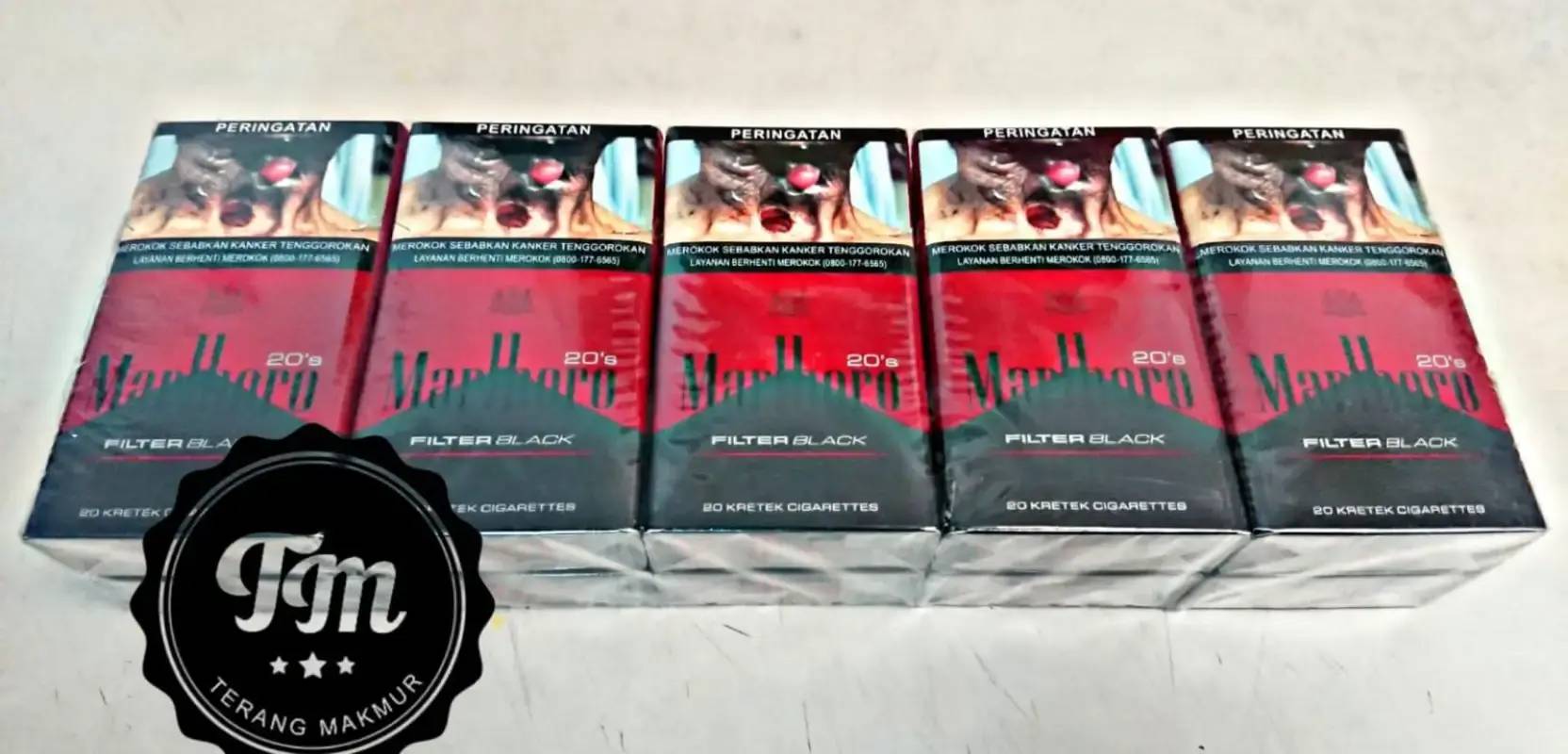 Jual Rokok Marlboro Filter Black 20 [slop/10 Bungkus] Di Seller