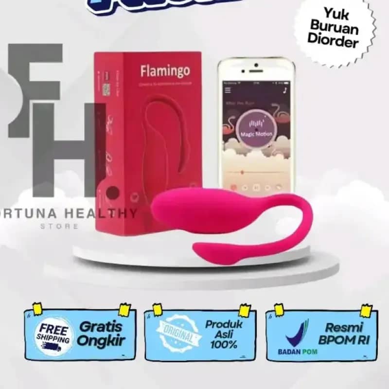 substitute for water based lubricant Flamingo App Controlled Vibrator main image 1