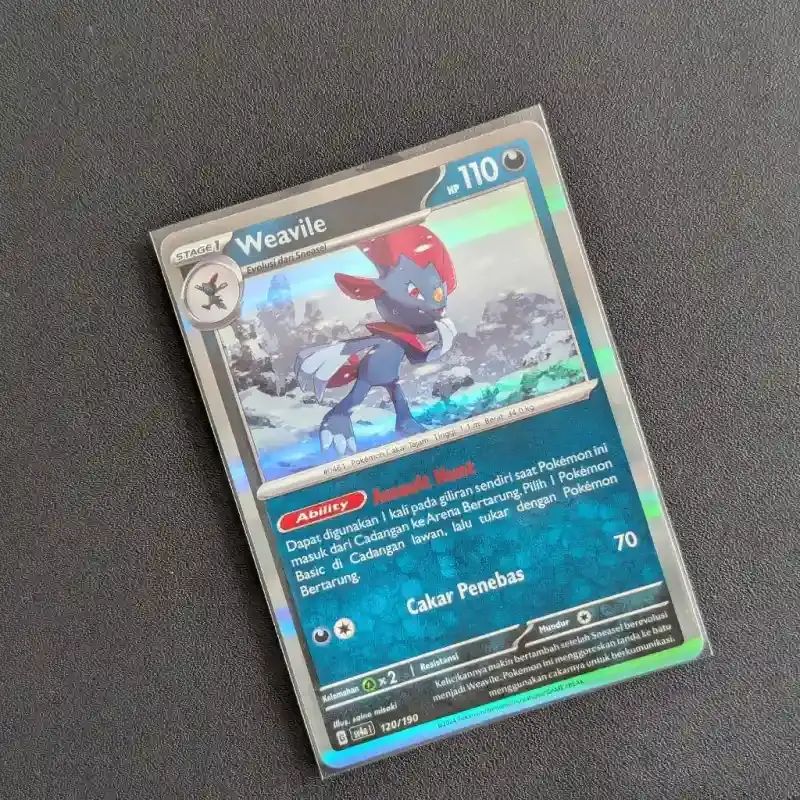 Jual Weavile Holo Sv4a Harta Berkilau Ex Pokemon Tcg Indonesia Di Seller Kode Diecast Hunter - Glodok, Kota Jakarta Barat | Blibli Jual Weavile Holo Sv4a Harta Berkilau Ex Pokemon Tcg Indonesia Di Seller Kode Diecast Hunter - Glodok, Kota Jakarta Barat | Blibli