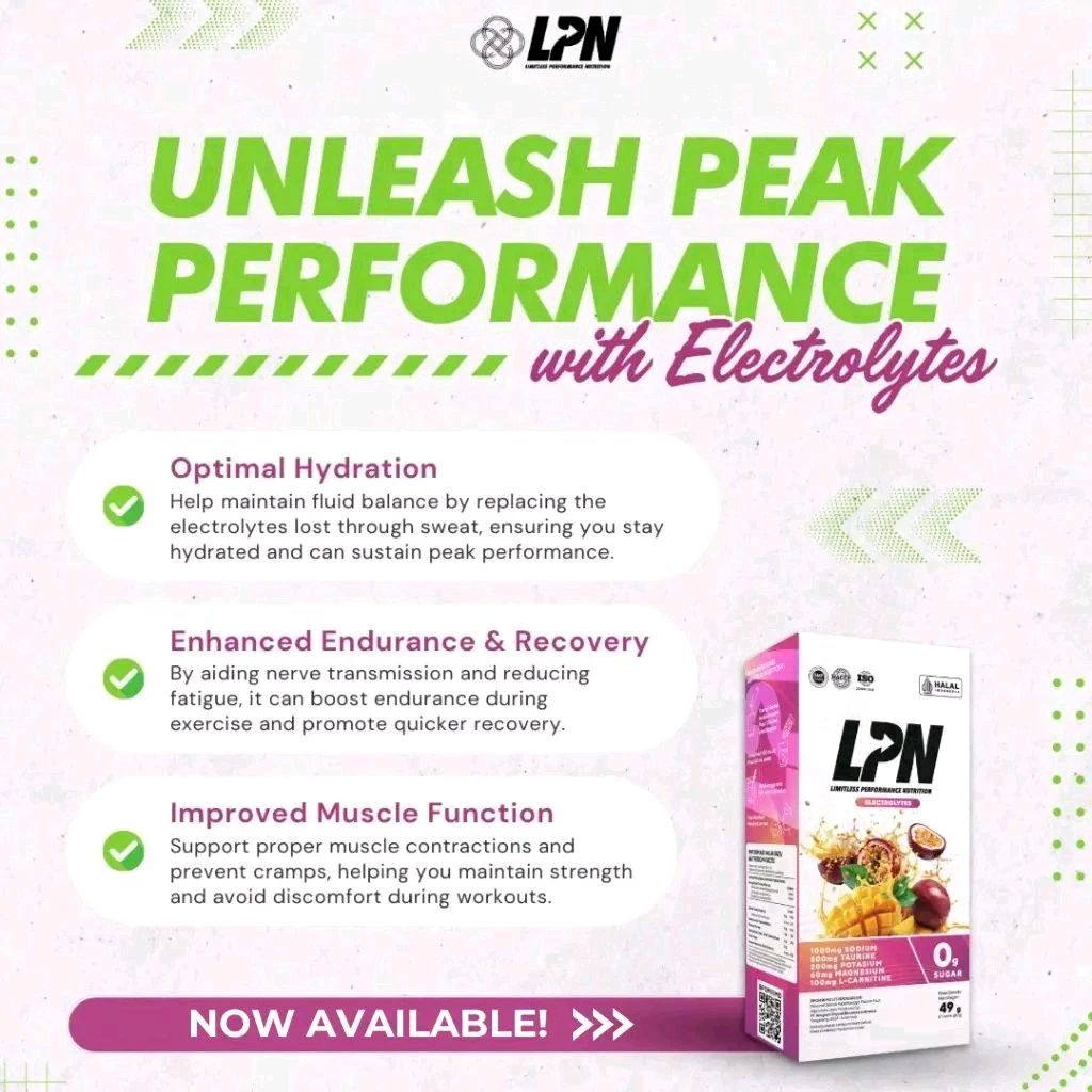 Jual Lpn Electrolytes Box 7 Servings / Sachet Passion Mango - Premium ...