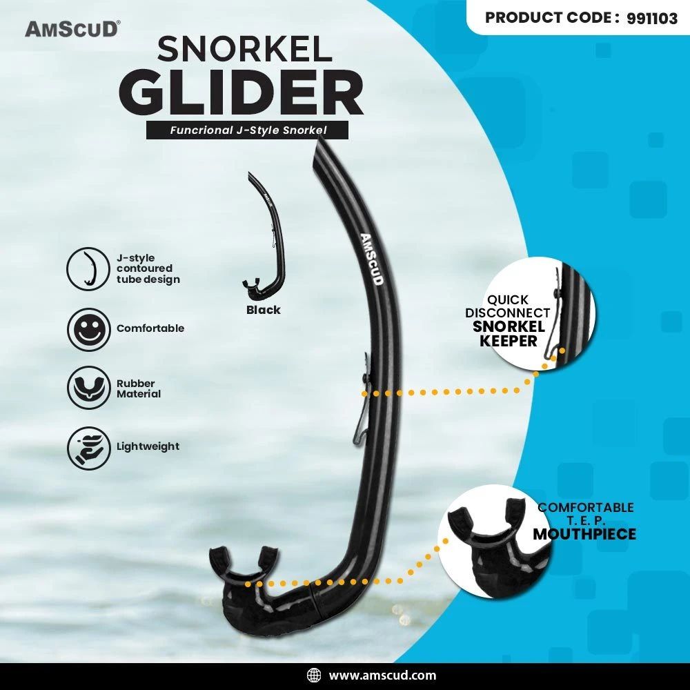 Jual Paket Mask Amscud Aquaview + Snorkel Amscud Glider / Kacamata ...