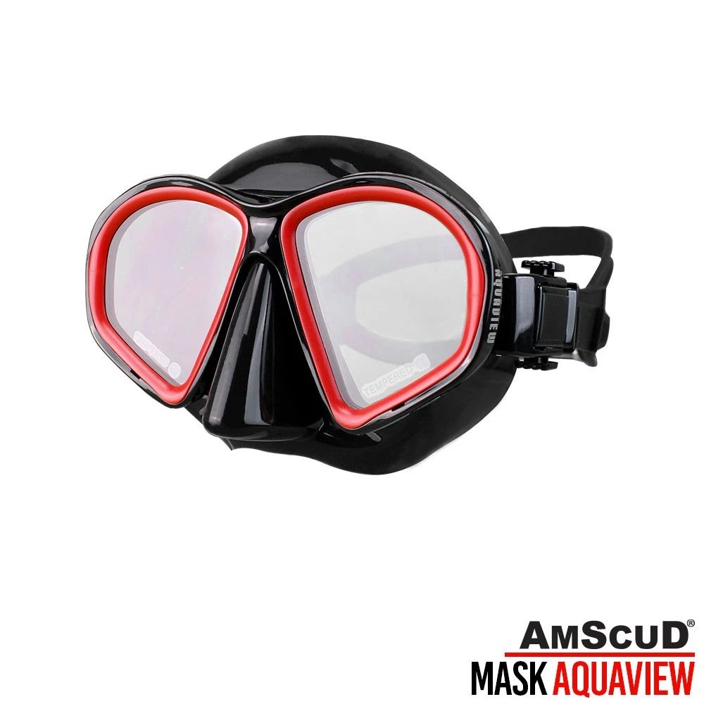 Jual Paket Mask Amscud Aquaview + Snorkel Amscud Glider / Kacamata ...