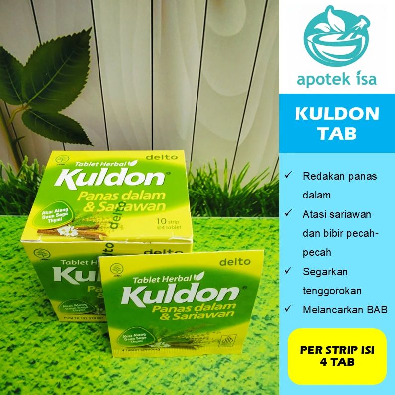 Kuldon Hd Jual Kuldon Panas Dalam Isi 4 Tablet Tablet Herbal Untuk Meredakan ...