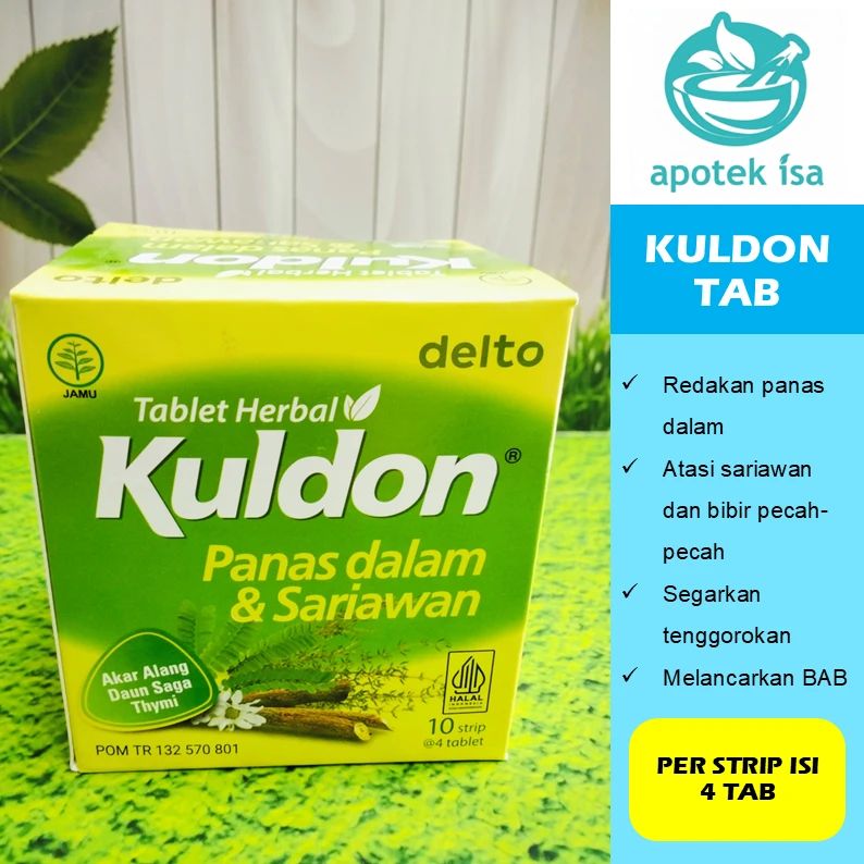 Jual Kuldon Panas Dalam Isi 4 Tablet Tablet Herbal Untuk Meredakan ...