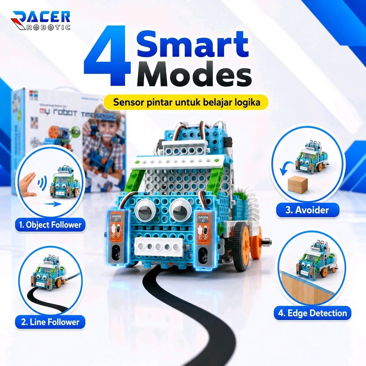 Sd Ribit Jual Mrt Sensing My Robot Time - Mainan Edukasi Robotik Sensor Anak Tk ...