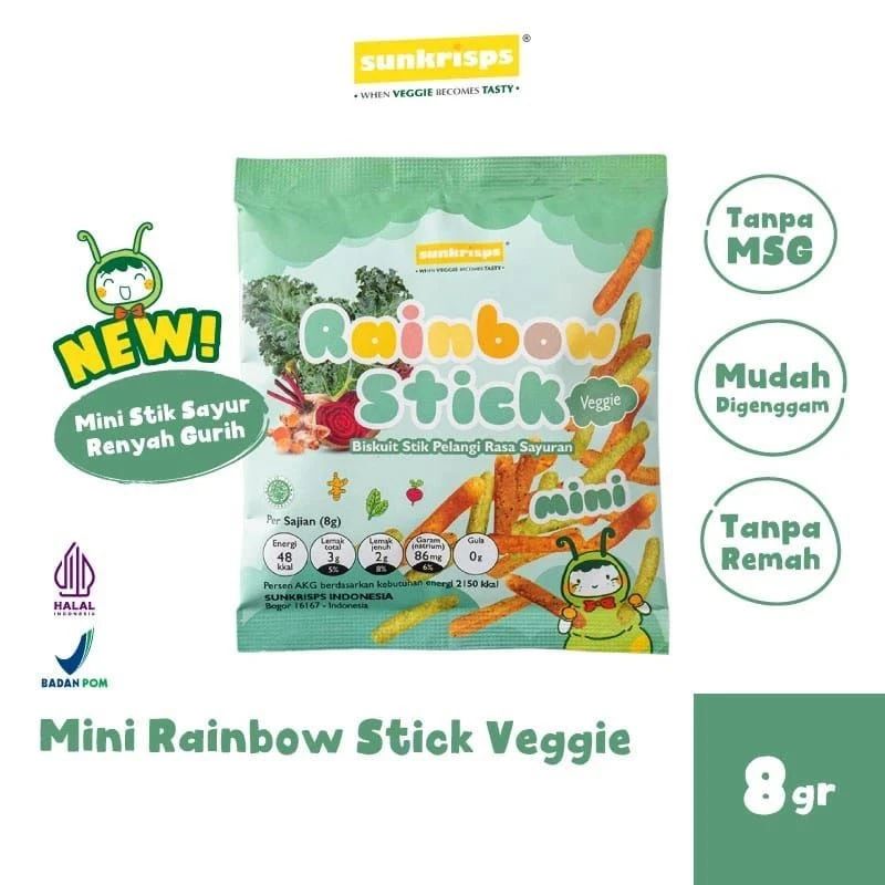 Jual Mini Rainbow Stick / Sunkrisps / Veggie - 8gram Di Seller Dapur ...