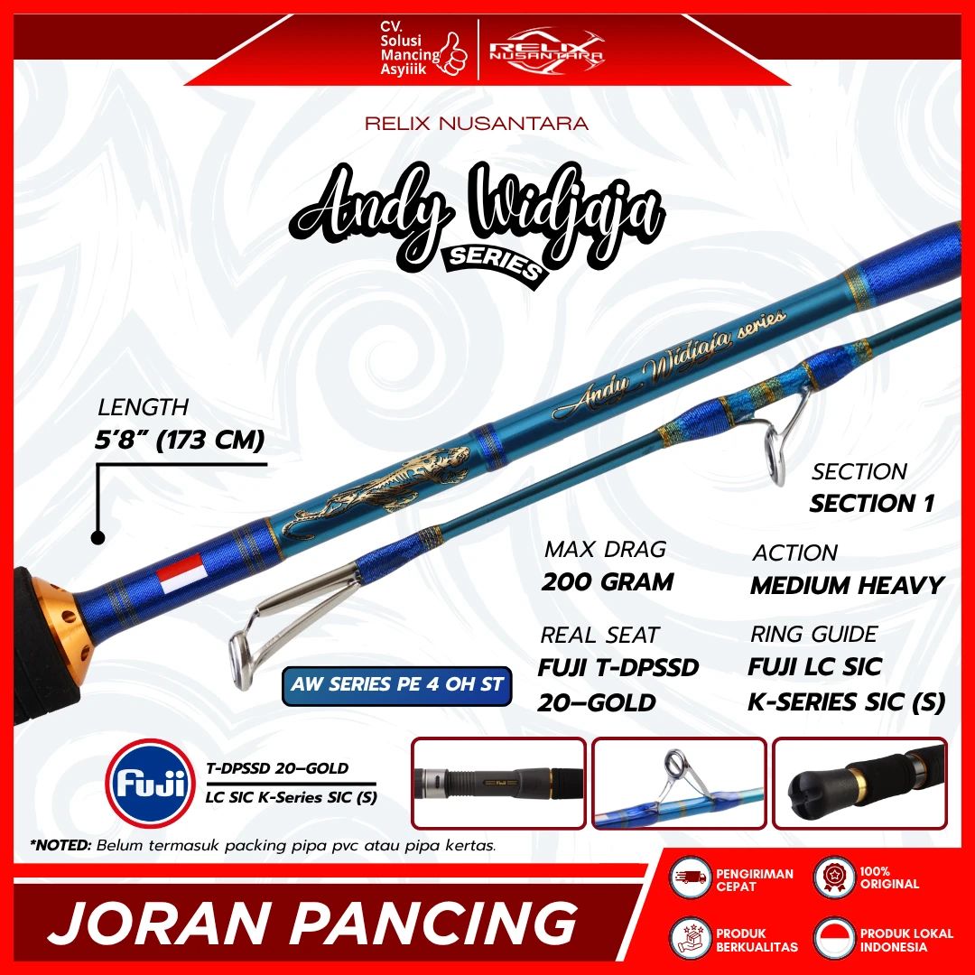 Jual Joran Relix Nusantara Andy Wijaya Series Pe 5 Oh St Di Seller