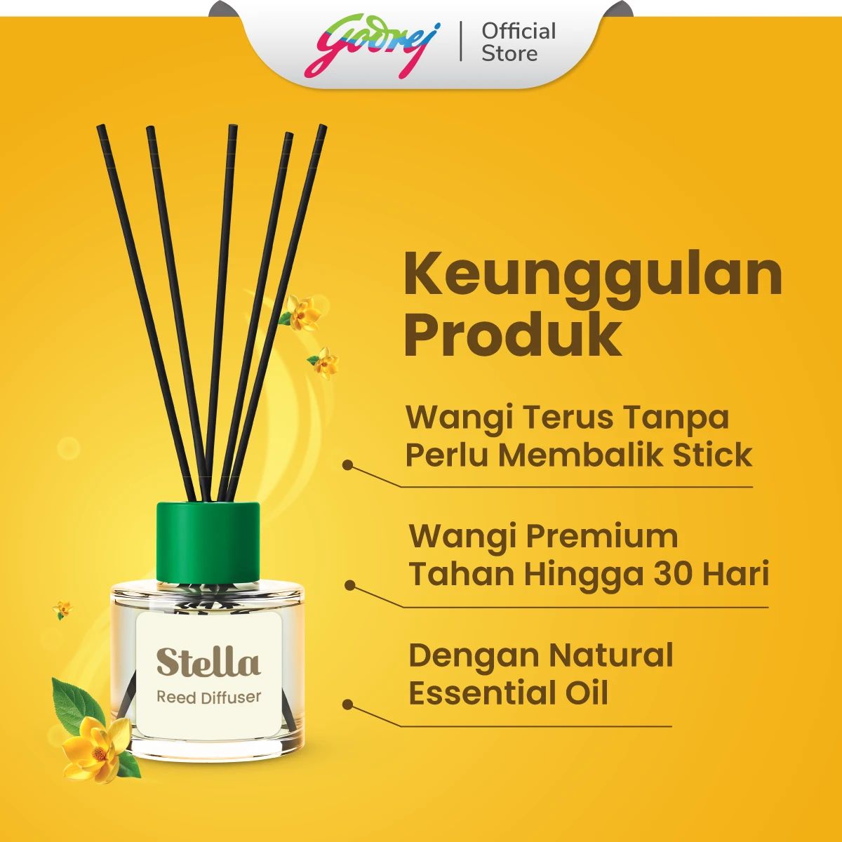 Jual Stella Reed Diffuser Set - Magnolia Spark X2 Di Seller Godrej ...