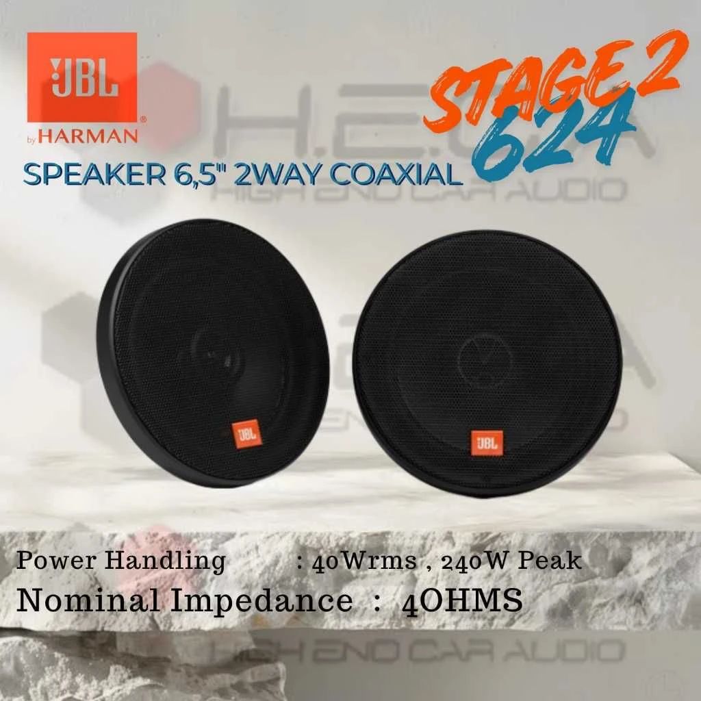 Jual Jbl Stage2 624 Speaker Coaxial 6,5 Inch 2-way Stage 2 Pintu