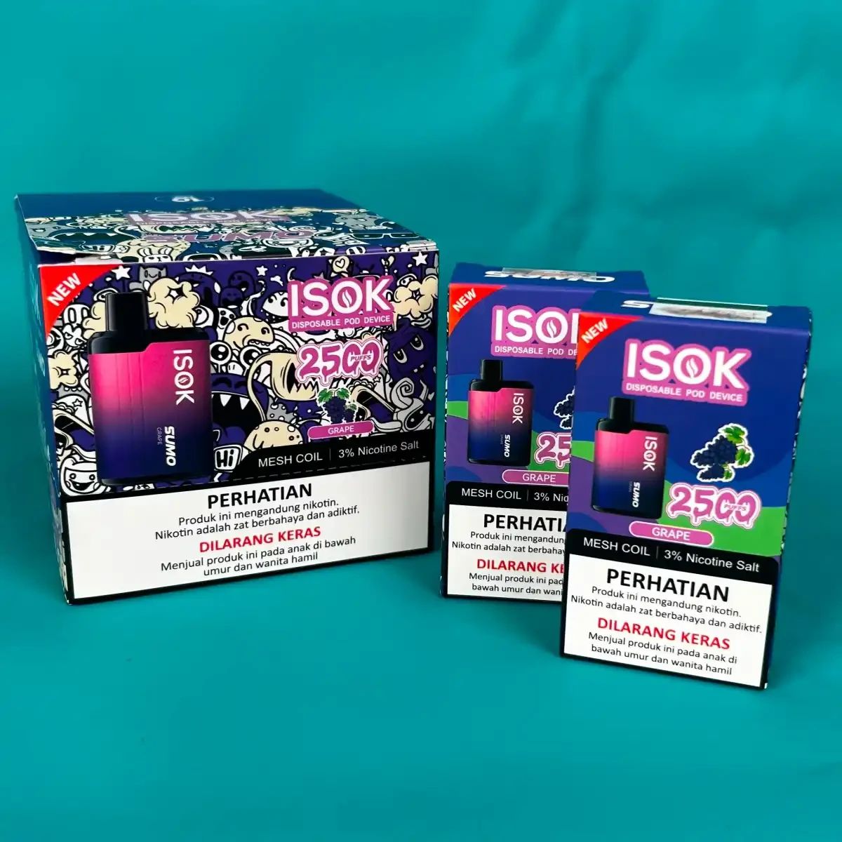 sumo disposable vape Jual Isok 2500 Puff - Grape - Pod Nic 3% Original Di Seller Isok Indonesia - Curug Sangereng, Kab. Tangerang Select Flavor ::Apple Super Strudel Non Menthol Vapes: How Lost Mary MT35000