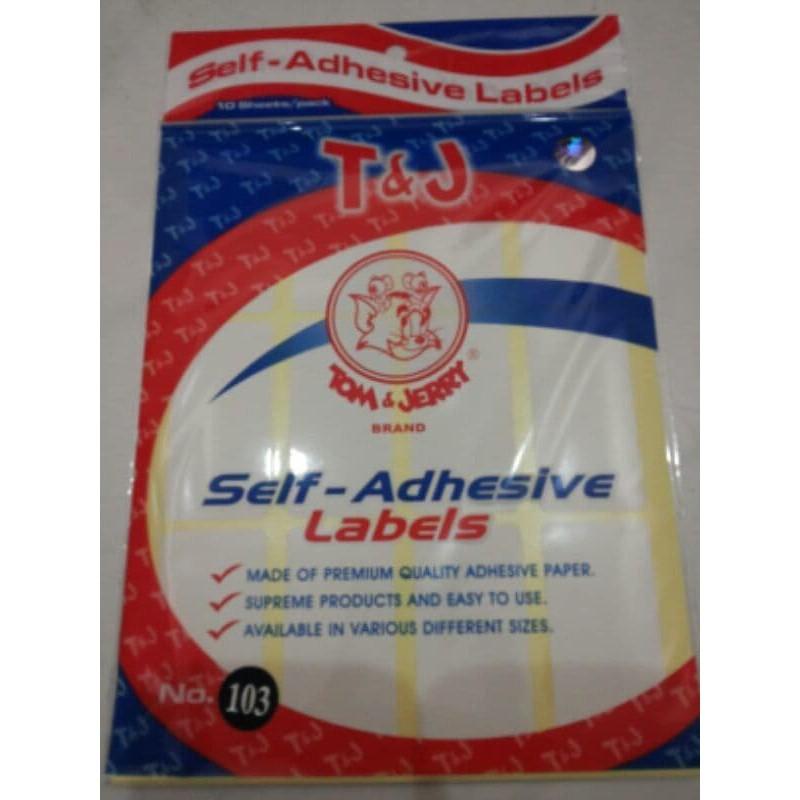 Jual [ Pad ] Kertas Label / Sticker Label - T&j No. 98 / 103 / 112 ...