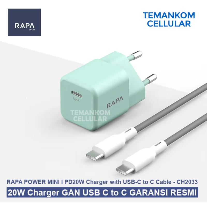 Jual Charger Type C Rapa Adapter Fast Cas Samsung Xiaomi Quick