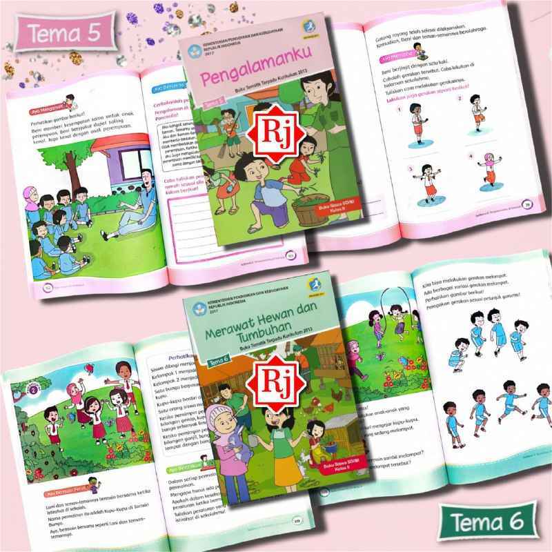 Jual Buku Tematik Kelas 2 Sd Tema 1,2,3,4,5,6,7,8 Edisi Revisi 2017 Di ...