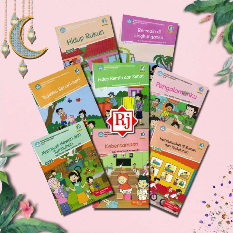 Jual Buku Tematik Kelas 2 Sd Tema 1,2,3,4,5,6,7,8 Edisi Revisi 2017 Di ...