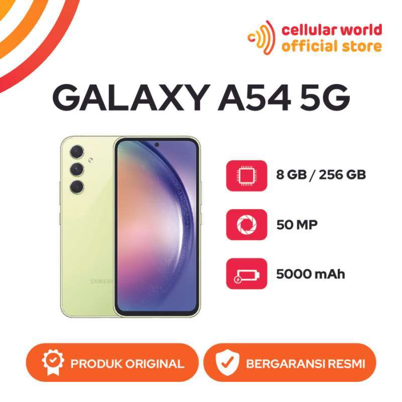 Jual Smartphone Samsung Galaxy A54 5G 8/256GB Garansi Resmi Indonesia