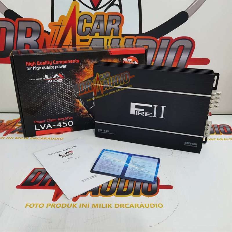 Jual Power Amplifier Mobil Lm Audio Fire Ii Lva-450 4 Channel Amplifier ...