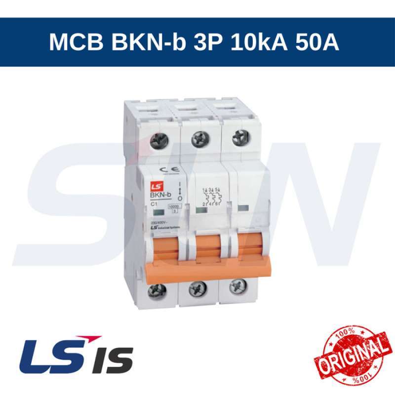 Promo MCB LS BKN-b 3 PHASE 10kA 50A (AMPERE) Diskon 23% di Seller ...