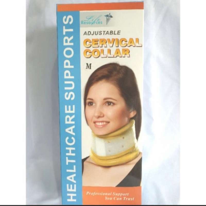 Promo Cervical Collar Adjustable Life Resource S M L Cervical Collar