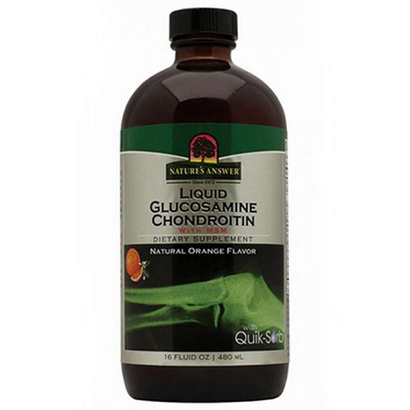 Promo Nature's Answer Liquid Glucosamine & Chondroitin, 16 oz Diskon 25