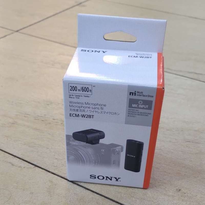Promo Sony ECM-W2BT Camera Mount Digital Bluetooth Wireless Microphone ...