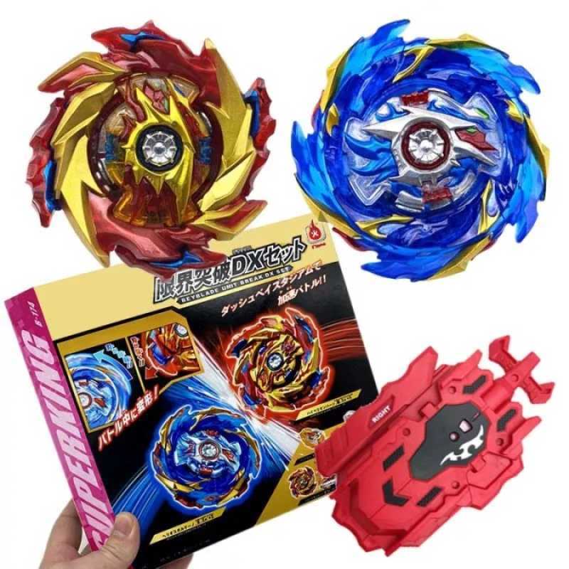 Jual Mainan Gangsing Beyblade Burst Launcher 3in1 Sparking Launcher Api ...