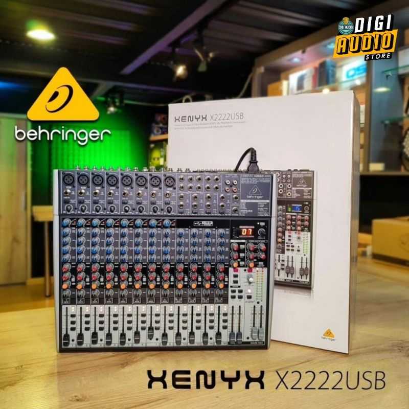 Jual Mixer Audio Behringer X1222USB 8 Channel USB Audio Interface