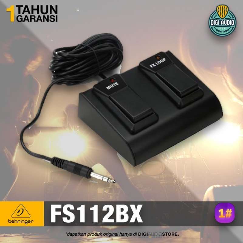 Jual Behringer FS112BX Heavy duty Footswitch untuk Amplifier amply