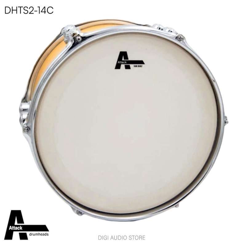 Jual ATTACK Drumhead DHTS214C ThinSkin2 Tom Drum Head Membran 14 inch