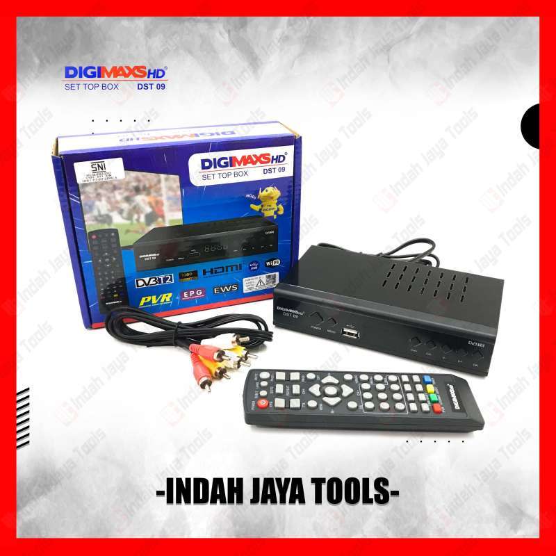 Jual DIGIMAXS DST09 Set Top Box TV Digital DVB STB Full HD HDMI