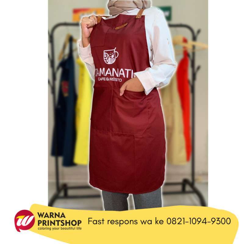 Promo Custom Apron Exclusive Diskon 33 di Seller Dapuran Ndeso Tugu