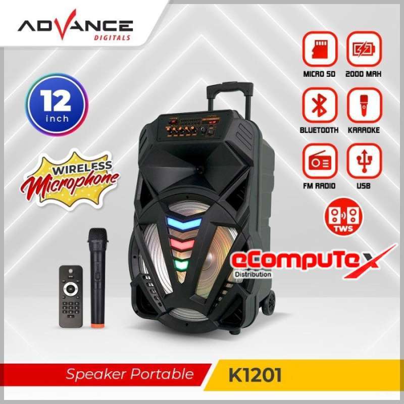 Promo SPEAKER KARAOKE ADVANCE 12 KS 1201 SPEAKER KARAOKE 12 INCH KS