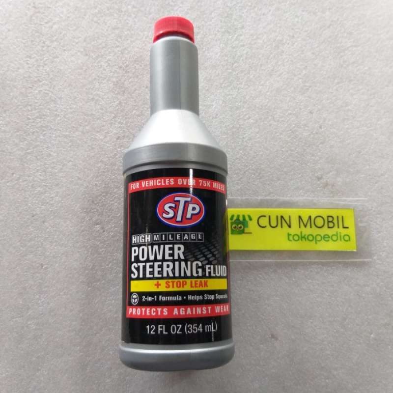 Promo Oli Power Steering Stp + Stop Leak 354 Ml Warna Bening Diskon 29