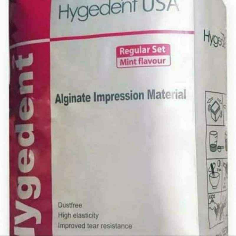 Alginate Hygedent Sans Poussière – Sac 1 Lb (454g) Comme Neuf, Pour Empreintes Dentaires Régulières