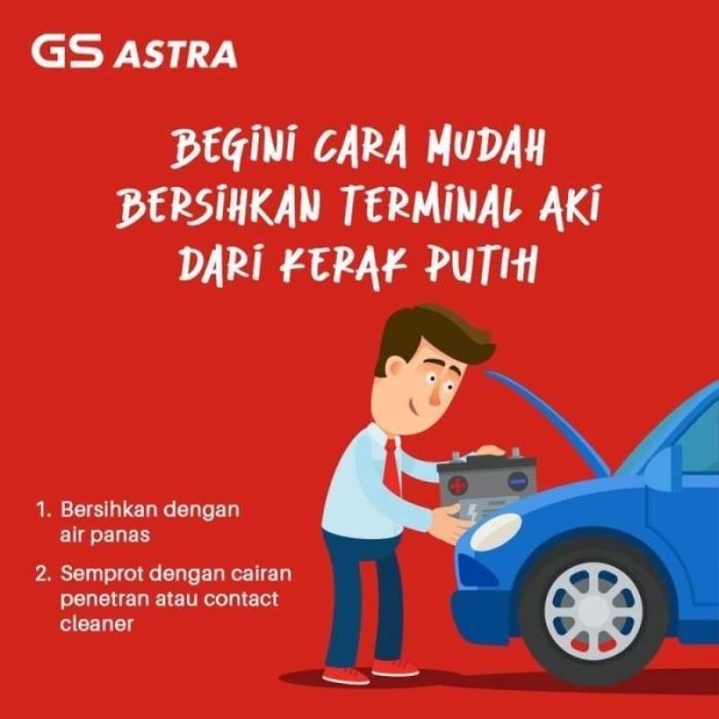 Jual Aki Mobil KIA Visto GS Astra NS40ZL Aki Basah GS HYBRID 12V / 35